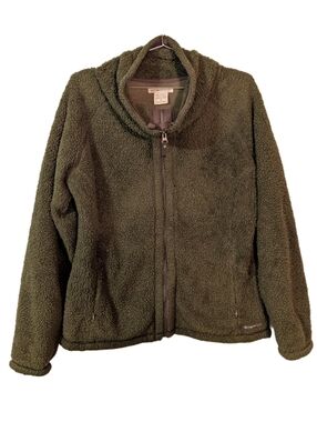 Exofficio Olive Green Sherpa Fleece Jacket